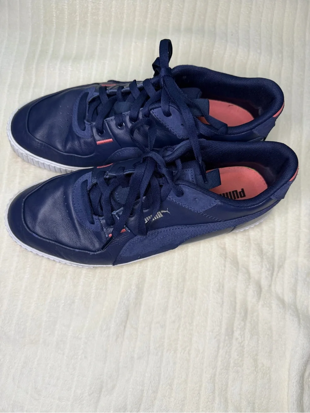 PUMA Cali G Spikeless Golf Shoes Navy Blue - Women's Size 9.5
